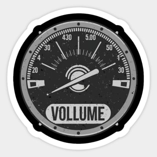 Volume VU Meter Sticker